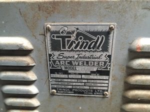Trindl Stick Welder Label